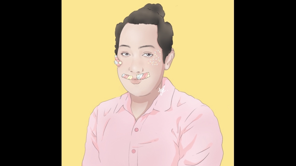 รับวาดรูปการ์ตูนสไตล์มินิมอล วาดรูปลายเส้นมินิมอล วาดการ์ตูนลายเส้นมินิมอล