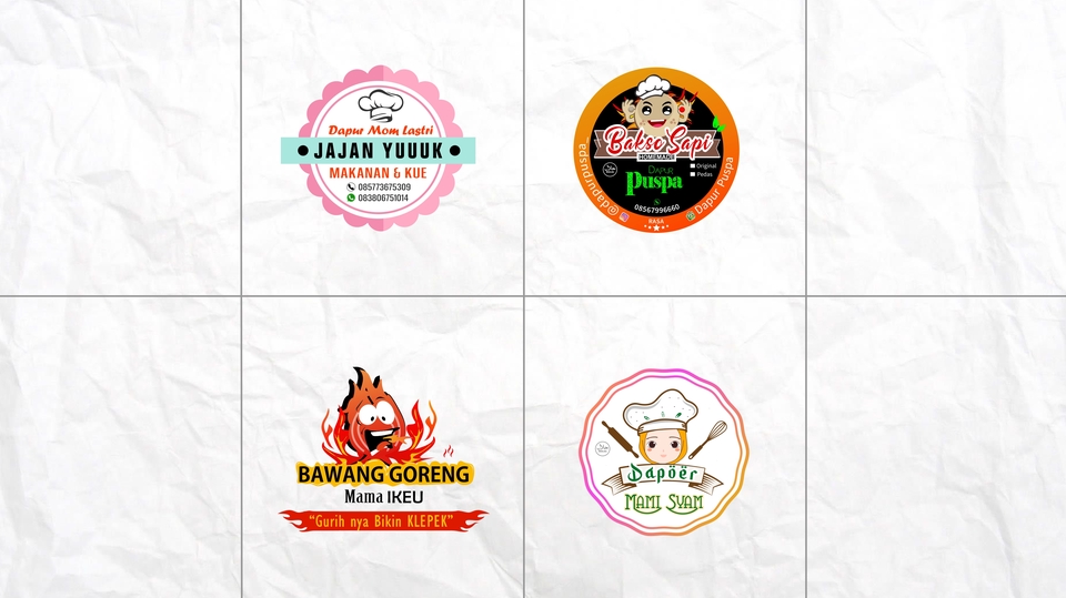 Logo - Desain Logo Profesional, Modern, Minimalis, Unik ( Revisi Sampai Puas ) - 1