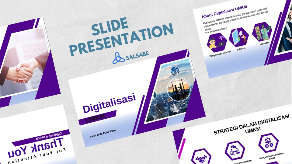 Jasa pembuatan presentasi powerpoint untuk meningkatkan branding bisnis UMKM.