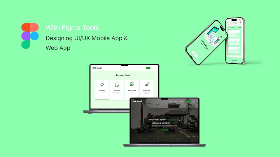 Desain UI UX Mobile App & Web App dengan Figma Tools