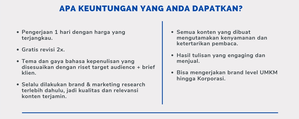 Penulisan Konten - Jasa tulis artikel SEO, berita, dan landing page (nyaman dibaca dan berkualitas!) - 3