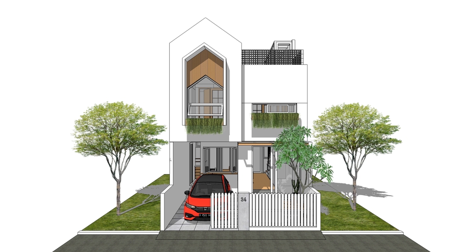 3D & Perspektif - JASA PERENCANAAN DESAIN RUMAH TINGGAL - TERJANGKAU - 10