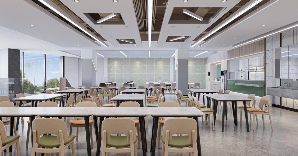 Jasa desain interior cafe minimalis modern untuk meningkatkan branding dan nilai estetika bisnis Anda.