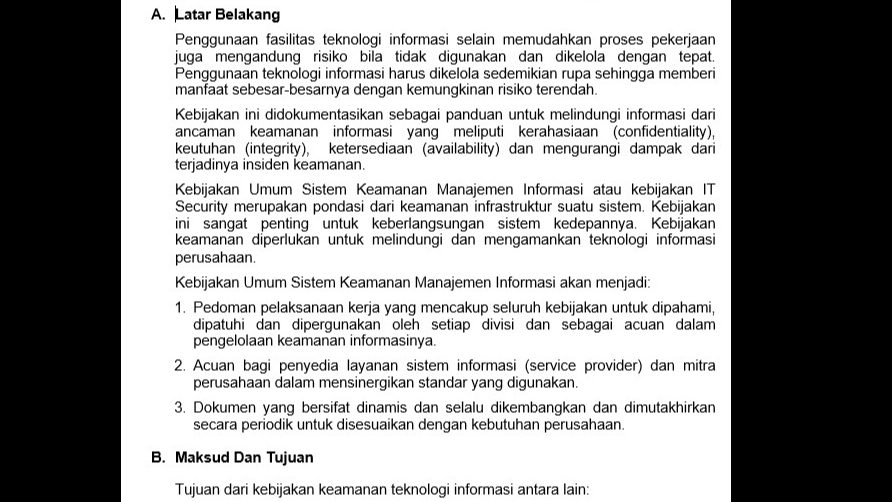 Mulai Bisnis/Start-up - Jasa Penyusunan Standar Operasional Prosedur - 2