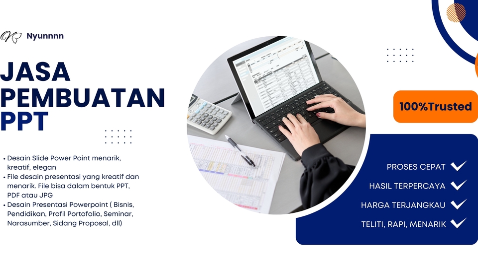 Presentasi - Jasa Pembuatan Power Point (untuk presentasi, profil portofolio ,dsb) - 1