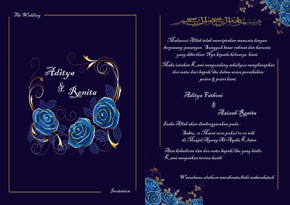 Banner Online - Desain Banner, Instagram Post dan Undangan Nikah - 4