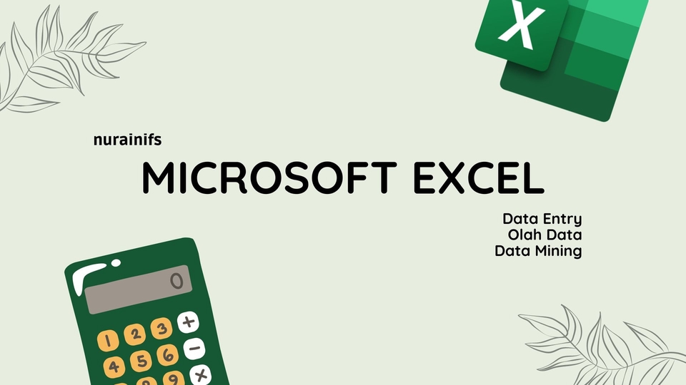 Entry Data Microsoft Office (Excel, Word)