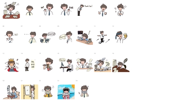 ออกแบบ LINE Sticker - รับวาดและออกแบบ sticker line - 3