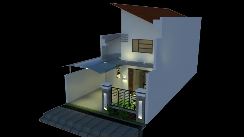 3D & Perspektif - Desain Rumah Tinggal, Office Dll Dalam Bentuk 3D - 4