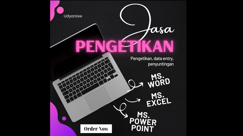 Jasa Pengetikan Cepat dan Teliti (Ms. Word)