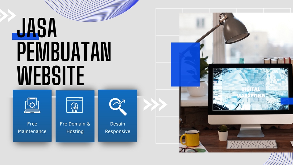 Web Development - Jasa Pembuatan website Company Profile, bisnis, dll | Gratis Maintenance & Hosting - 1