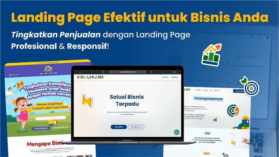 Jasa Pembuatan Website Terbaik dan Profesional - Landing Page untuk Pemasaran Produk & Layanan