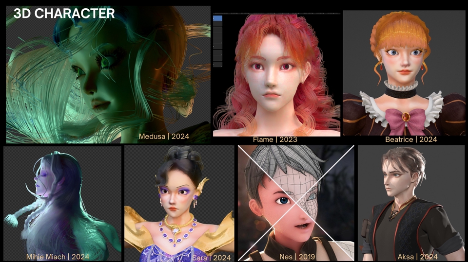 Jasa desain karakter 3d, model karakter 3d, desain karakter game, desain karakter anime, desain karakter kartun, desain karakter manusia, desain karakter monster, desain karakter makhluk mitos, desain karakter futuristik, karakter 3d untuk game, model 3d, freelance desain karakter.