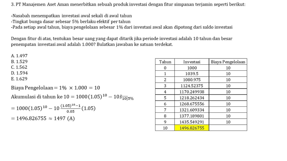 Jasa Lainnya - Jasa Buat Pembahasan/Jawaban Soal Matematika - 1