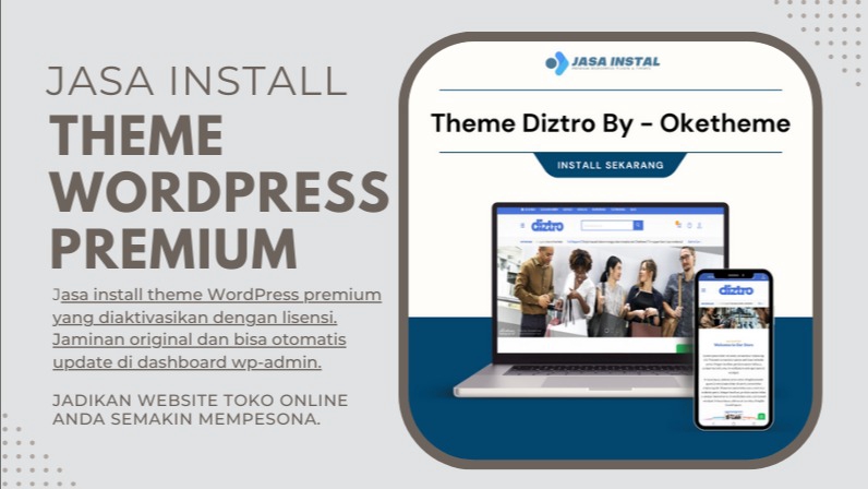 Technical Support - Jasa Install Theme Toko Online Wordpress Lisensi Resmi 100% Original - 1