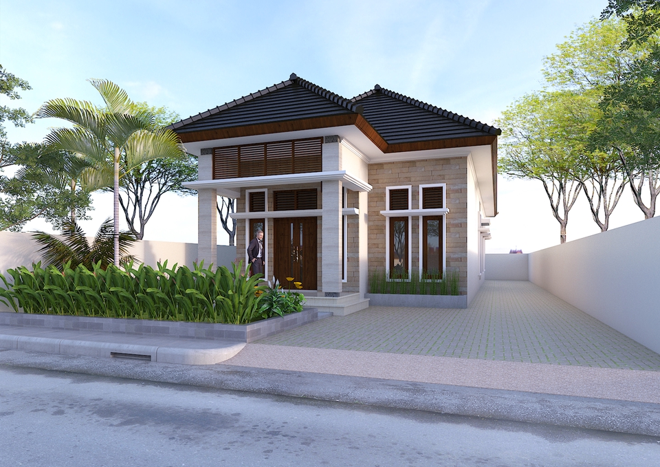 3D & Perspektif - JASA DESAIN INTERIOR - EKSTERIOR RUMAH TINGGAL MURAH DAN TERPERCAYA - - 10