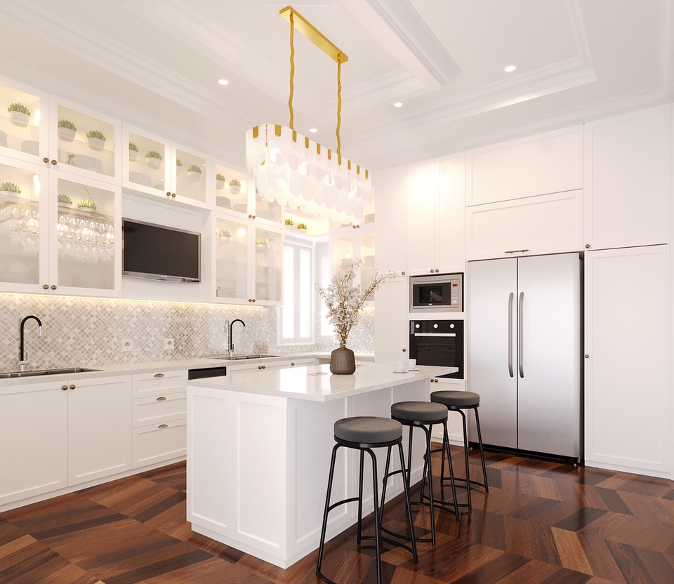 3D & Perspektif - DESAIN 3D KITCHEN SET KUALITAS HD RENDER - 17