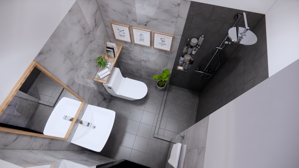 ออกแบบตกแต่งภายในและภายนอก - รับเขียนงาน 3d perspective อาคารภายนอกและภายใน บ้าน คอนโด ร้านค้า ร้านอาหาร อาคารพาณิชย์ - 23
