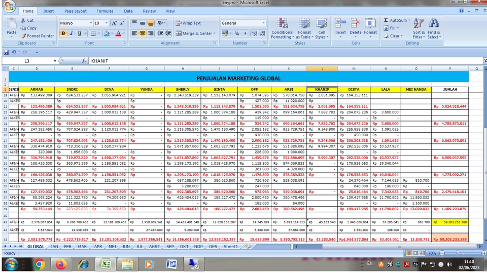 Entri Data - JASA INPUT DATA EXCEL, JURNAL,KAS,TUGAS KANTOR,ARSIP,PEGETIKAN UMUM CEPAT DAN AKURAT - 3