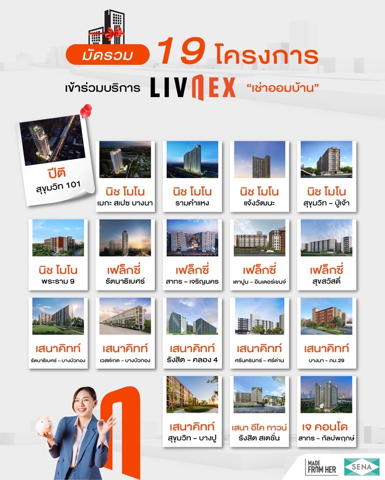 ออกแบบแบนเนอร์ LIVNEX โครงการบ้าน 19 แห่ง รับออกแบบแบนเนอร์ออนไลน์ โฆษณาอสังหาริมทรัพย์