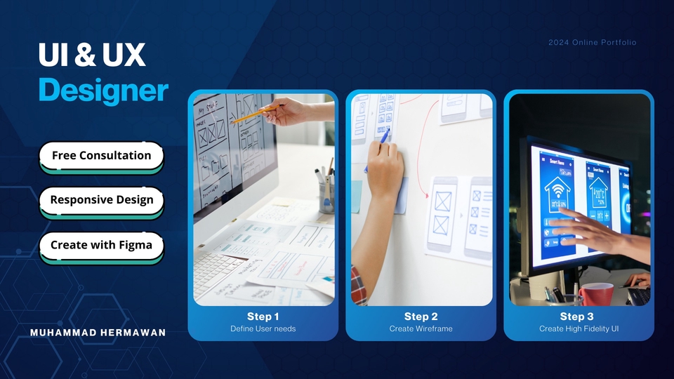 UI/UX DESIGN UNTUK MOBILE APP DAN LANDING PAGE WEBSITE