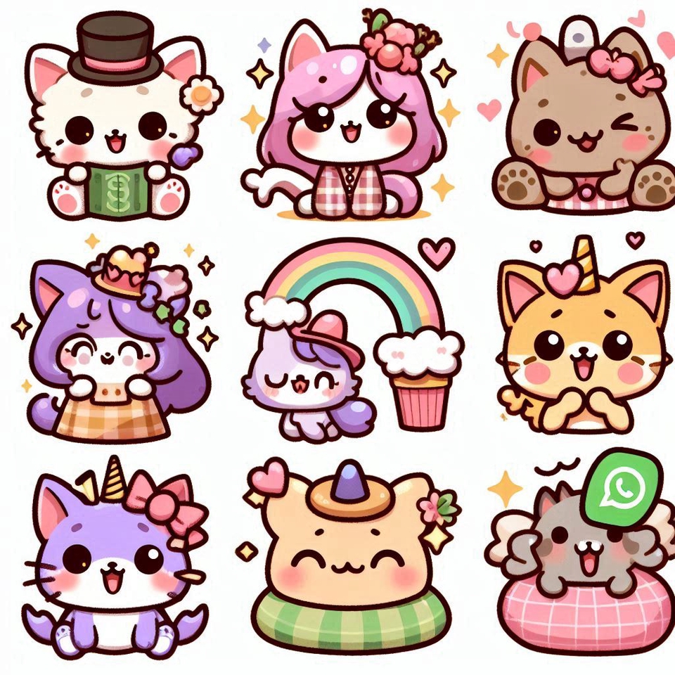 Stiker LINE - STIKER WHATSAPP CUSTOM (murah) - 7