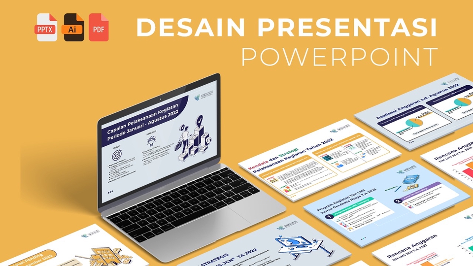 Presentasi - Desain Presentasi / Powerpoint / PPT Semua Jenis Kebutuhan - 1