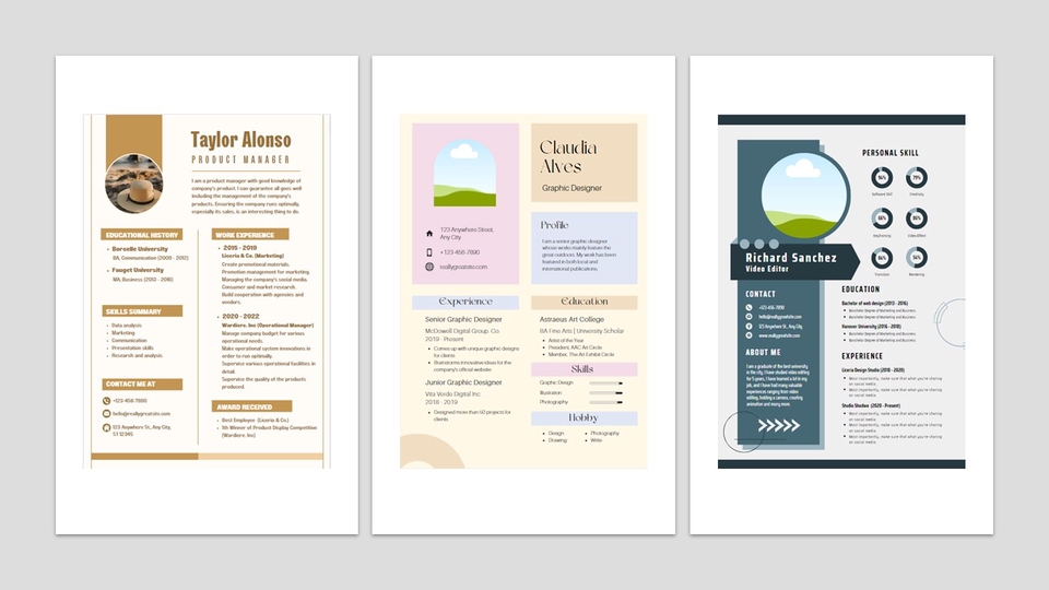 Portfolio & Resume - Resume & Portfolio ออกแบบตามใจคุณลูกค้า - 3