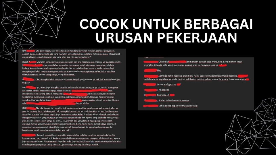 Jasa pengetikan online untuk berbagai urusan pekerjaan, seperti pengetikan tugas sekolah, makalah, proposal, skripsi, dokumen dan lain-lain.