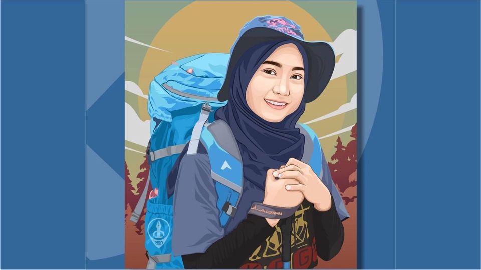 Desain Karakter - EDIT FOTO MENJADI VECTOR KARTUN - 3