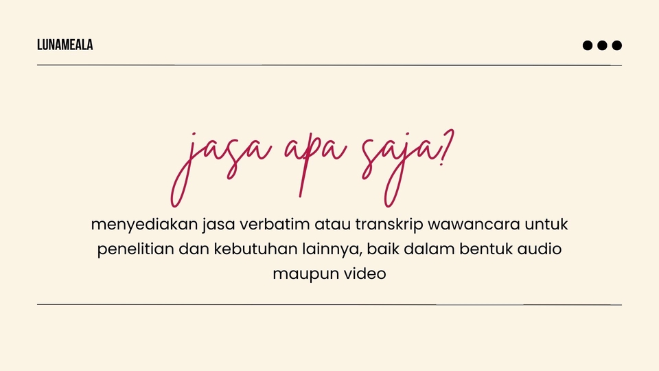 Pengetikan Umum - Jasa Ketik Transkrip Wawancara dan Verbatim Berbahasa Inggris dan Bahasa Indonesia - 3
