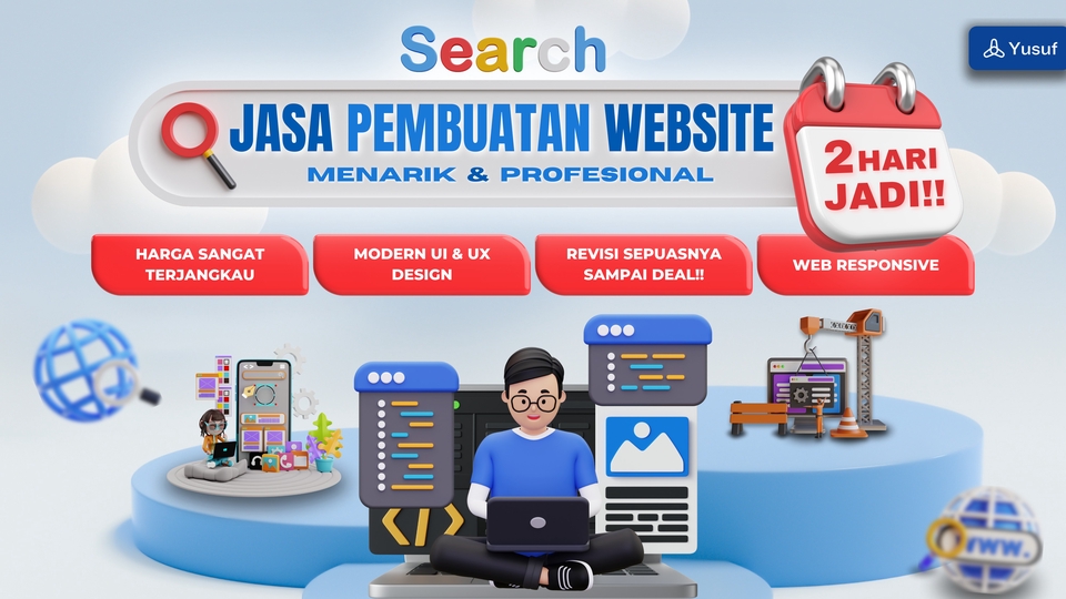 Jasa Developing Blog / Maintenance Blog Murah Dan Berkualitas - JASA PEMBUATAN WEBSITE DENGAN MODERN UI/UX DESIGN & WEB RESPONSIVE - 2 HARI JADI!!