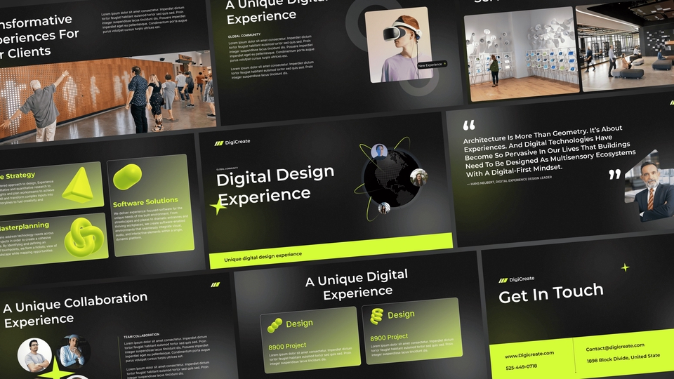 Jasa pembuatan presentasi powerpoint dengan desain modern dan profesional, termasuk template presentasi dan slide presentasi.