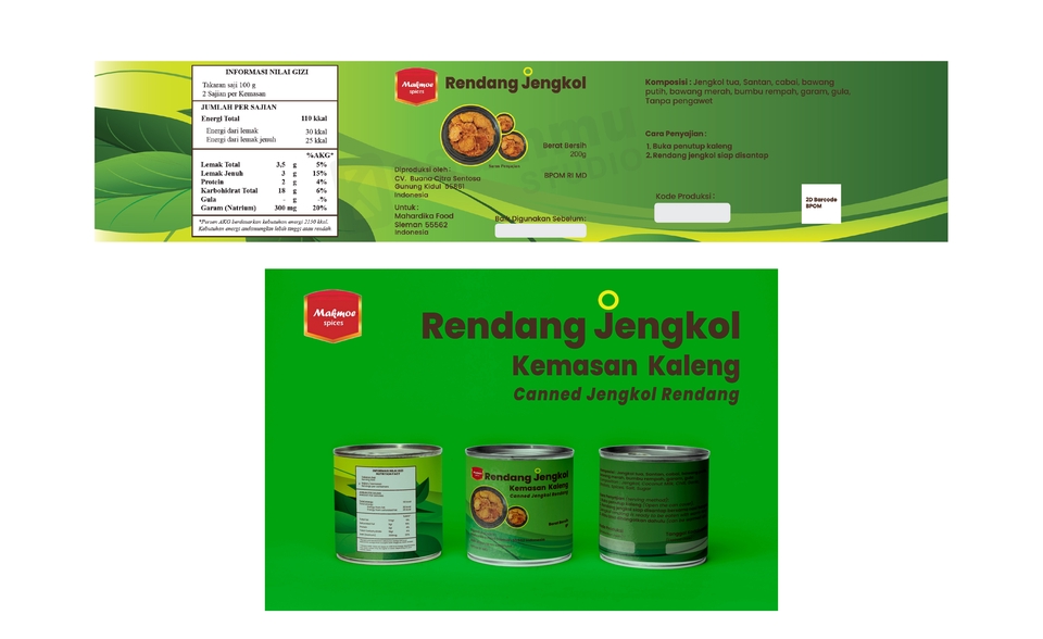 Label & Kemasan - design kemasan produk 1 hari jadi food, cosmetic, box, botle - 5