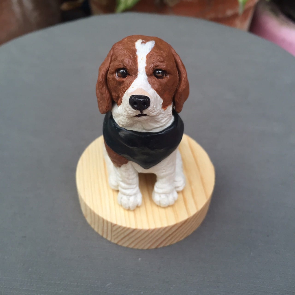 รับทำของขวัญวันเกิด สุนัข ปั้นดินเหนียว