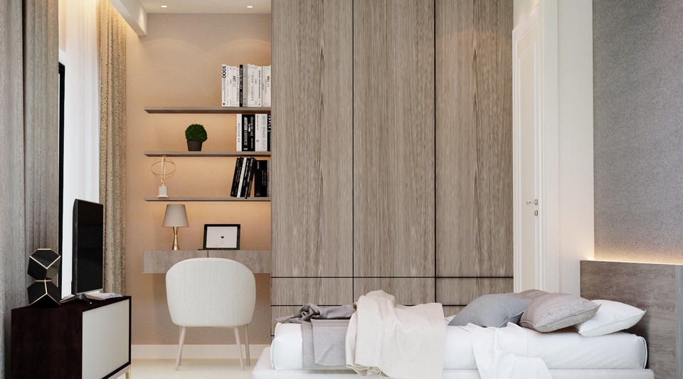 3D Perspective - render 3D perspective Interior design - 5