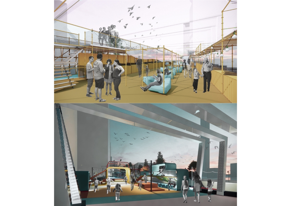 ออกแบบ perspective รับทำภาพ 3D โมเดลบ้าน 3 มิติ แสดงมุมมองด้านบนและด้านล่างของโครงการ