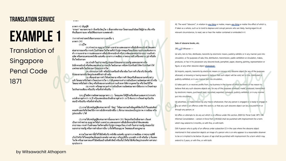 แปลภาษา - รับแปลภาษาเอกสารทุกชนิด ไทย-อังกฤษ-ไทย (TH-ENG-TH) รับรองคุณภาพ 🌟IELTS 7.5/9.0 ศึกษาต่างประเทศ - 3