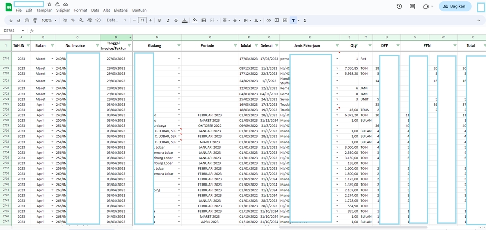 Entri Data - Entri Data/Input Data ke Spreadsheet/Excel - 3