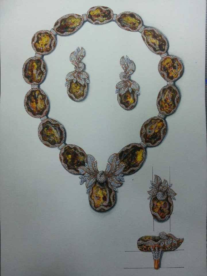 อื่นๆ - ออกแบบเครื่องประดับ เขียนมือ hand sketch jewelry design - 25
