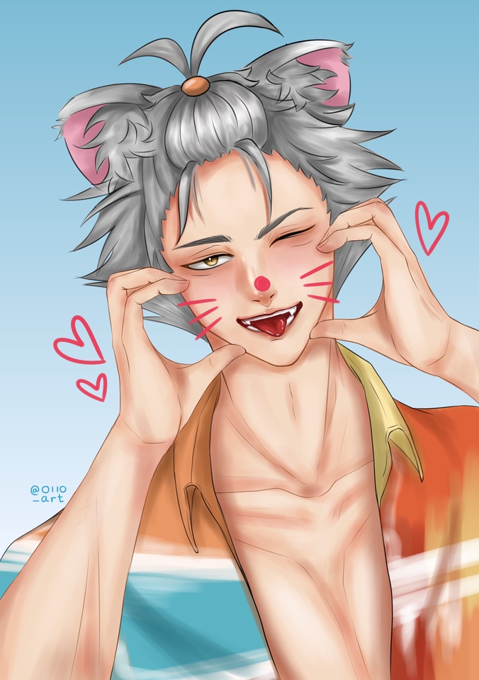 วาดแฟนอาร์ต - ภาพแฟนอาร์ต OC anime - 7