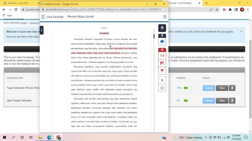 Proofreading - Proofreading dan Parafrase Artikel - 4