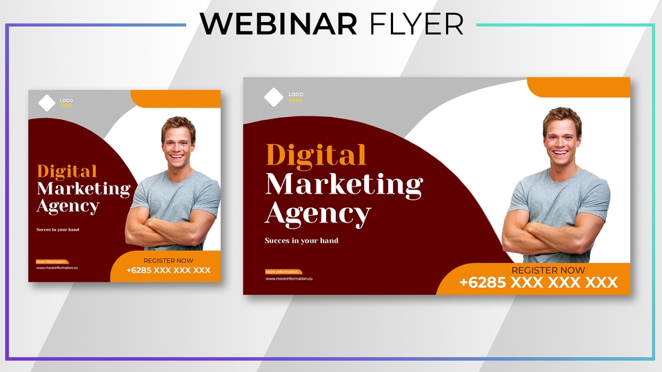 Banner Online - Desain Banner, Sosial Media Banner, Flyer, Webinar, Zoom, Media Promosi - 4