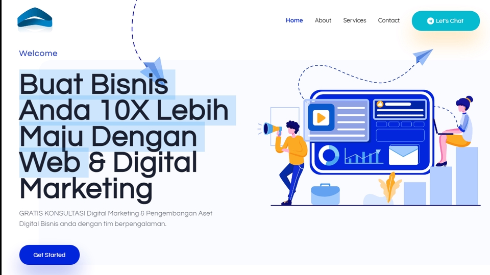 Jasa Web Design Profesional 1 Hari Jadi