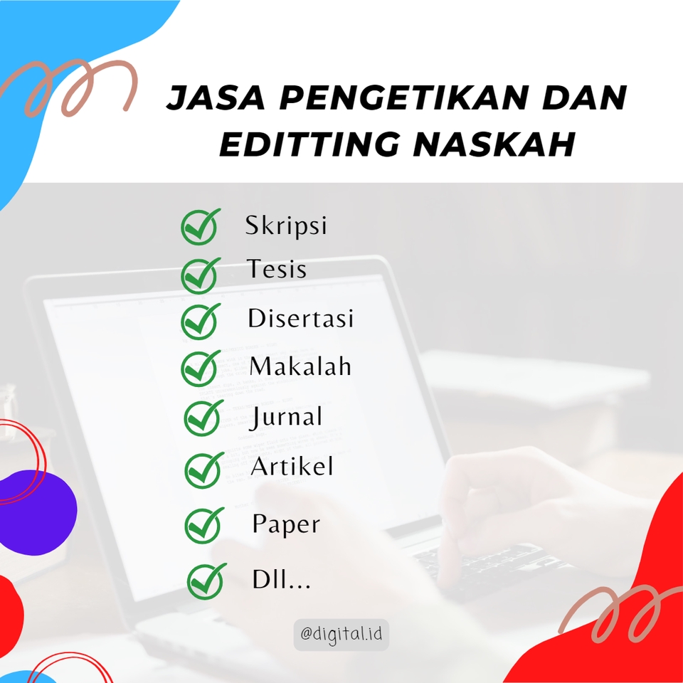 Pengetikan Umum - Jasa Pengetikan Naskah 1 Hari Jadi - 3