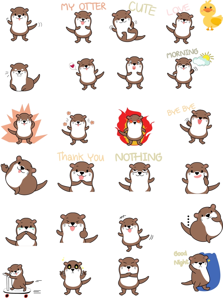 ออกแบบ LINE Sticker - รับวาด ออกแบบ Sticker Line น่ารักๆ ราคาประหยัด ตามแบบที่ลูกค้าต้องการ - 12