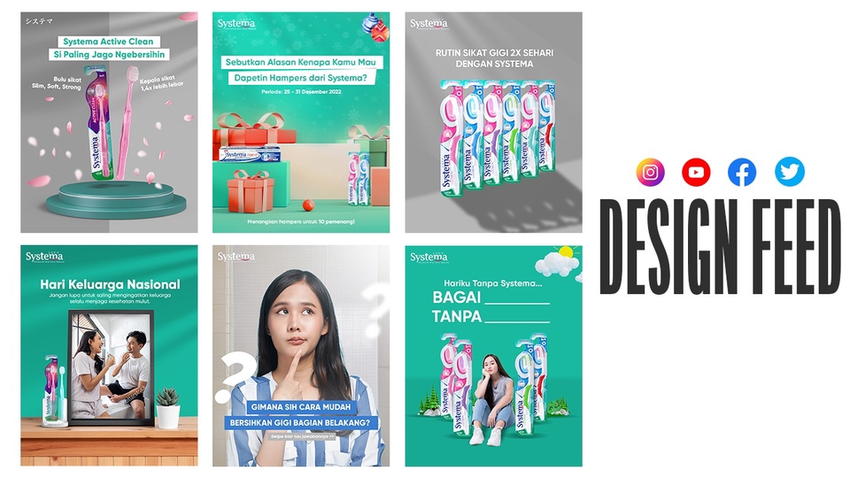 Jasa Desain Banner Social Media untuk Percantik Feed Anda - Desain Konten Social Media (Instagram, Facebook, Youtube dll)
