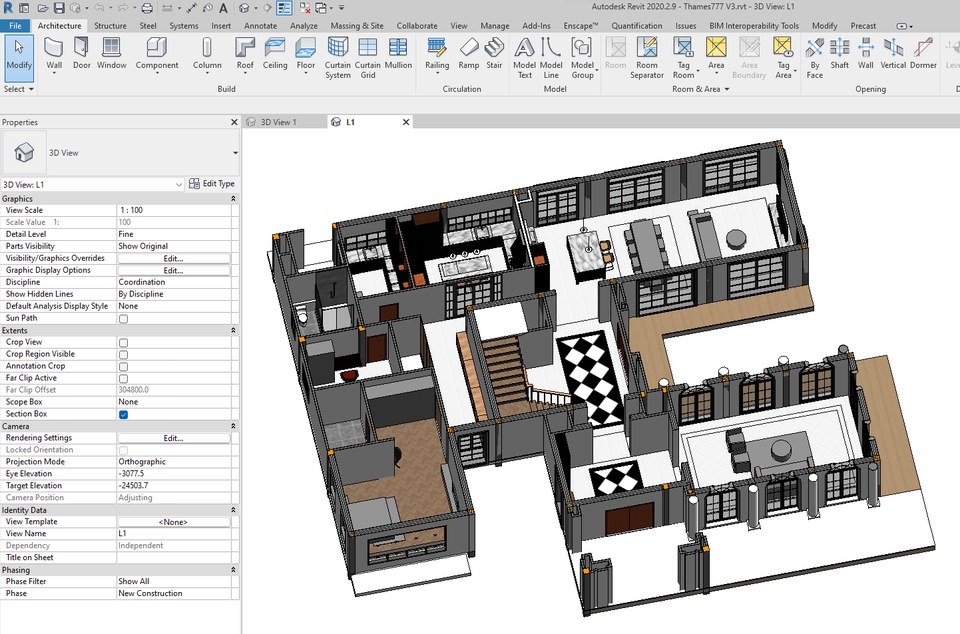 เขียนแบบวิศวกรรมและออกแบบโครงสร้าง - รับจัดทำ BIM Model โดยใช้โปรแกรม Revit - 5