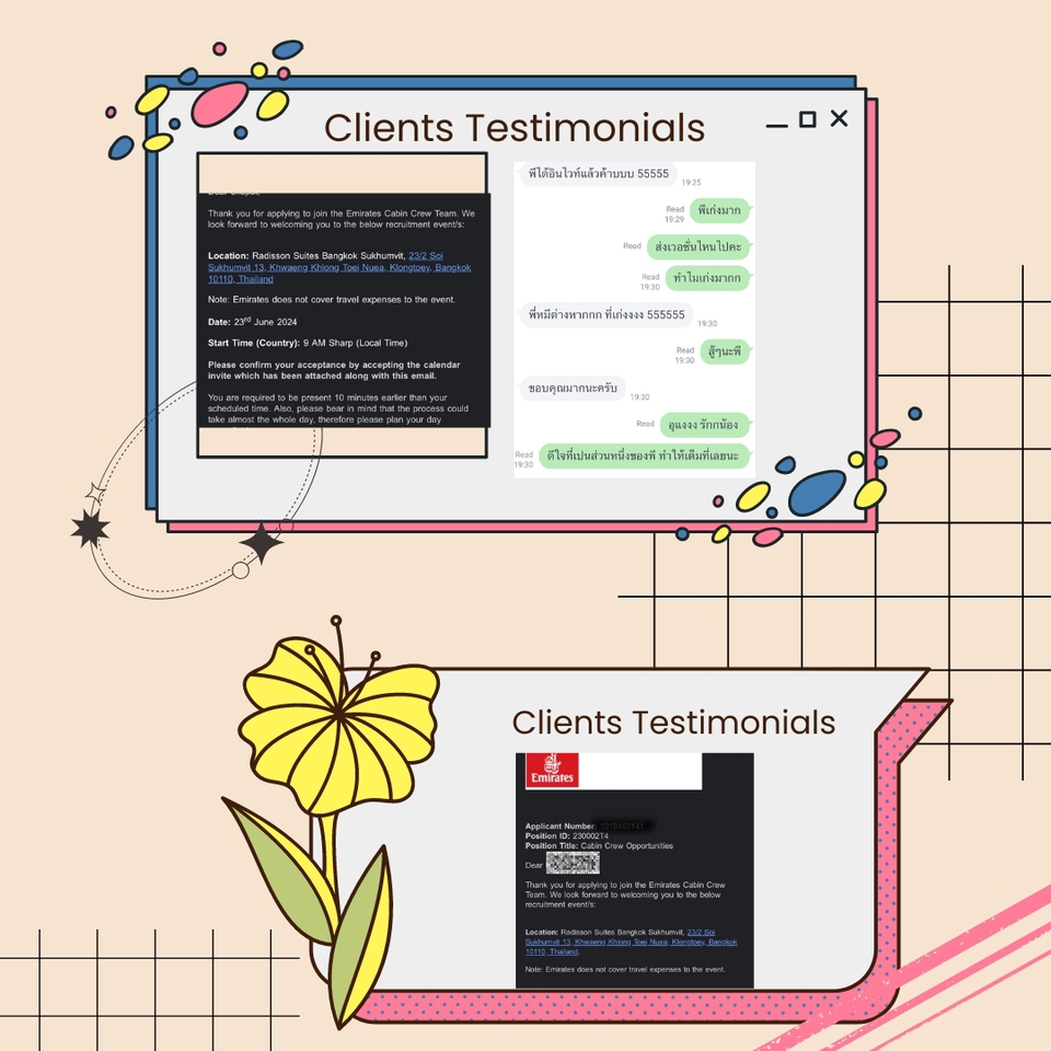อื่นๆ - รับทำ Resume ใช้สมัคร Cabin Crew โดยระบบ ATS (Applicant Tracking System) - 4
