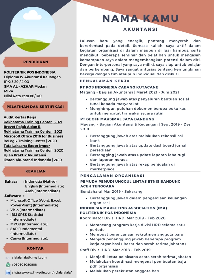 Portfolio & Resume - UPDATE RESUME YANG TERLIHAT LEBIH MENARIK - 5